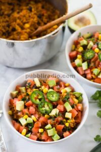 Casserole Mediterania dengan terong dan barley